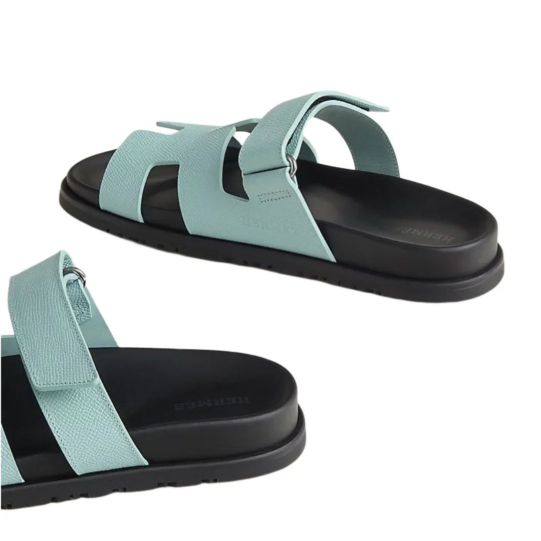 Hermès Chypre sandal 'bleu cristaux'