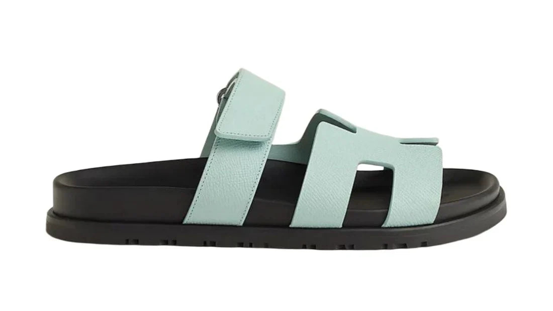 Hermès Chypre sandal 'bleu cristaux'