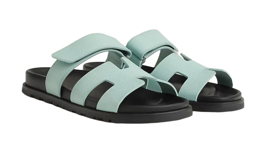 Hermès Chypre sandal 'bleu cristaux'