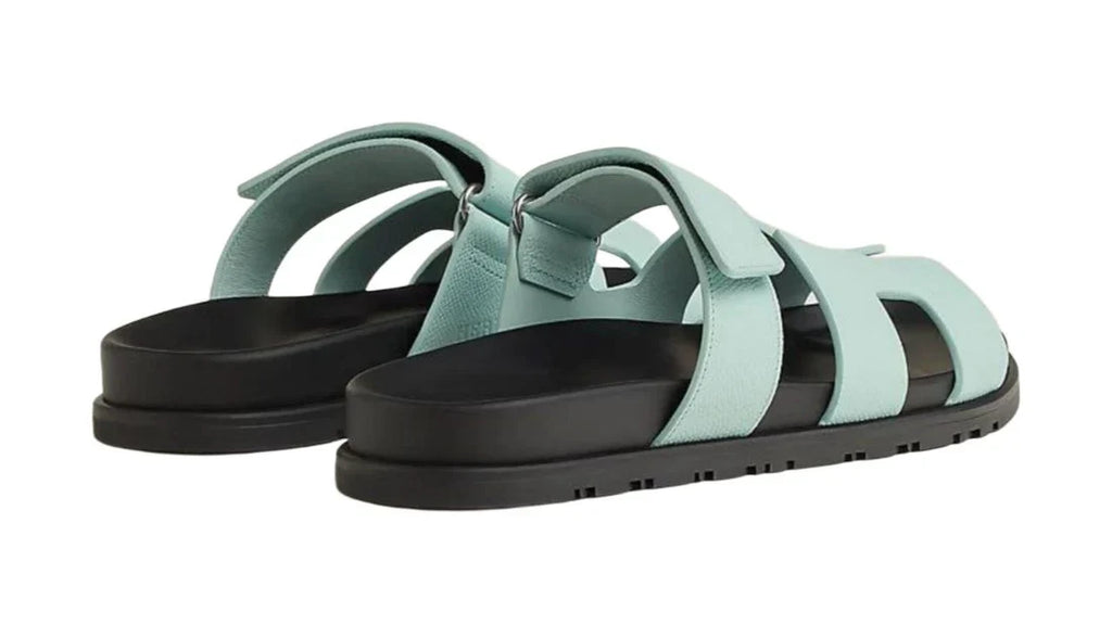 Hermès Chypre sandal 'bleu cristaux'