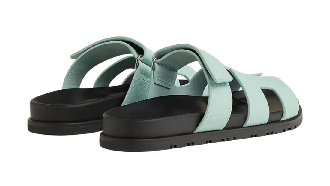 Hermès Chypre sandal 'bleu cristaux'