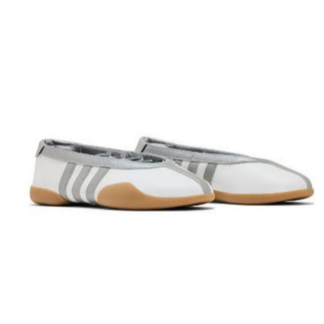 Taekwondo mei Ballet white silver