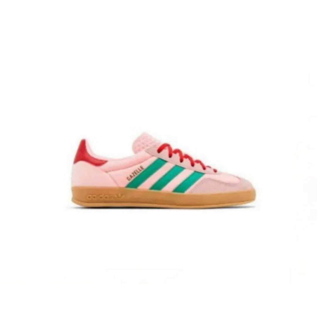 Gazelle indor Glow pink court green" For women